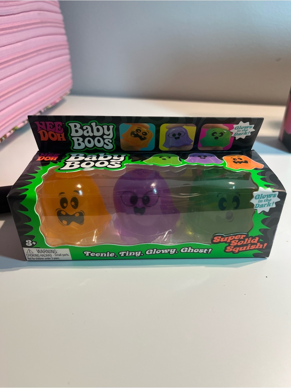 Baby Boos Glowy Ghosts - Orange, Purple, Green